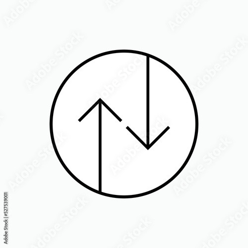 Free Download Export Import Icon. Business, International Trade Symbol - Vector.  - GFXLoad