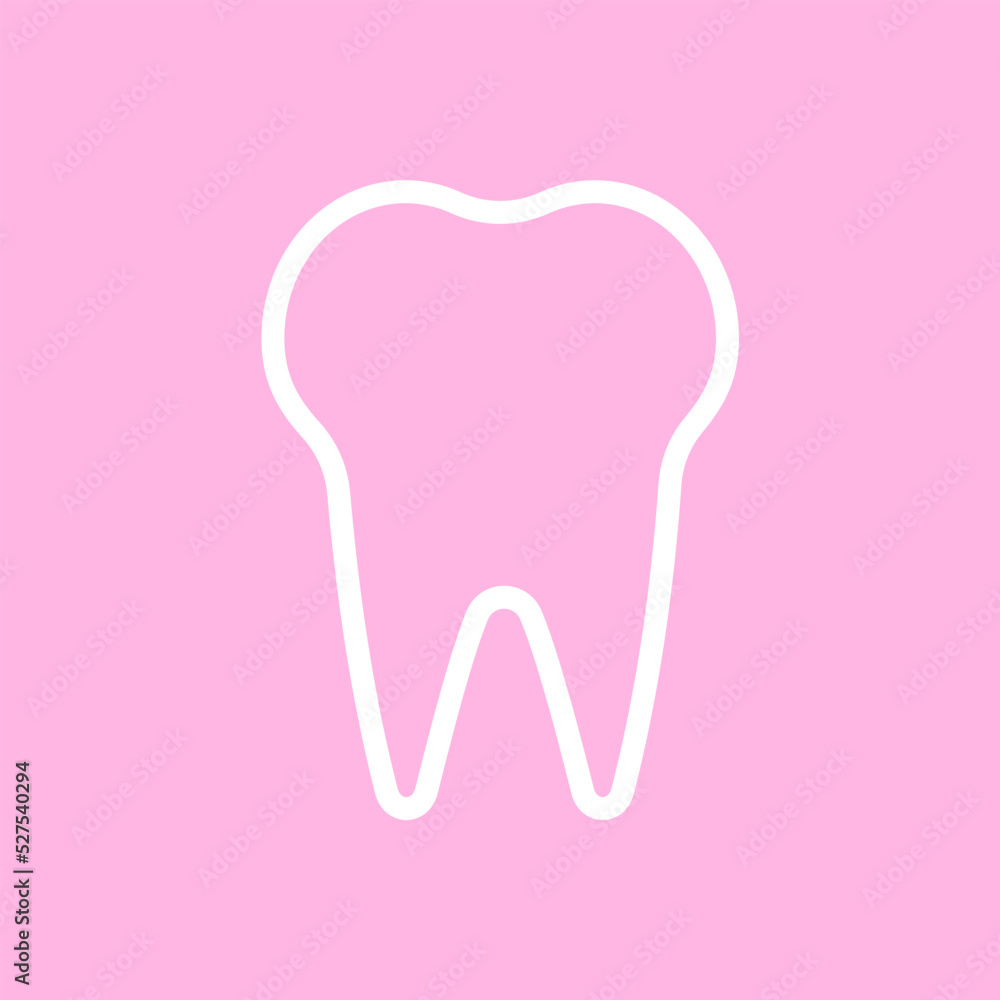 Dental logo Template vector illustration icon design tooth icon isolated. Tooth icon, tooth logo Dental logo Template vector illustration icon design tooth icon isolated. Tooth icon, tooth logo