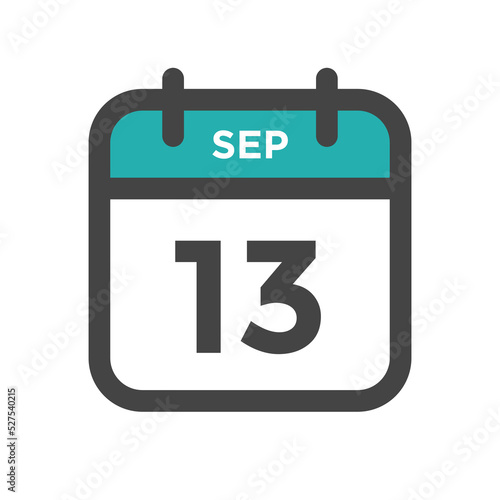 September 13 Calendar Day or Calender Date for Deadlines or Appointment