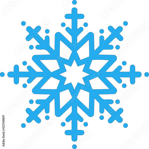 Snowflake Icon Illustration 