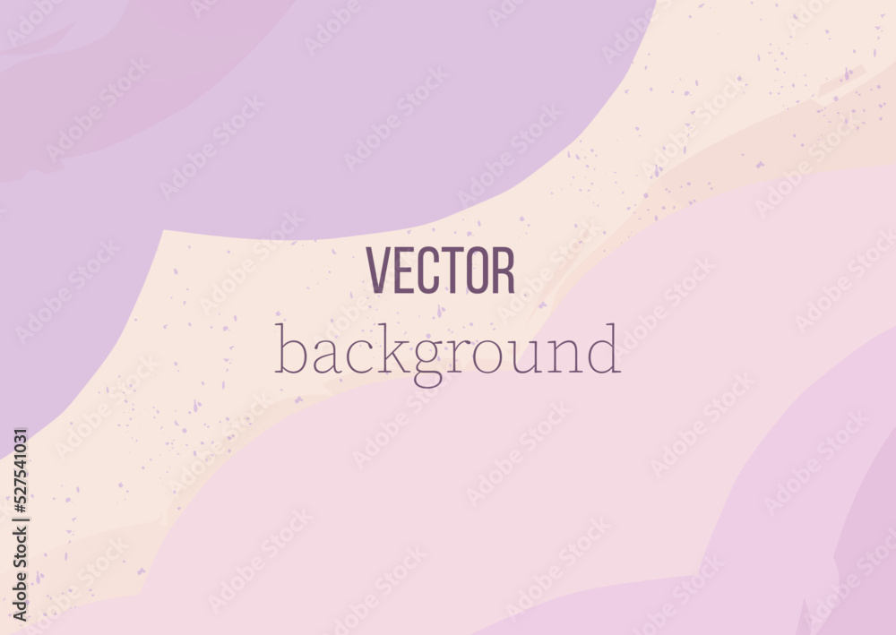 Pastel background vector. Watercolor style background with purple splashes for holiday design or for kids.