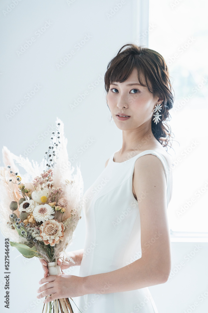 ブーケを持った花嫁