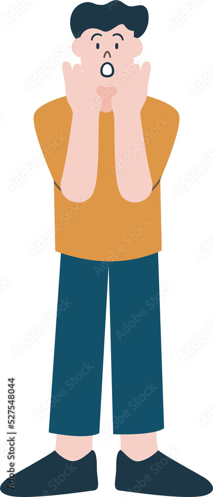 Fototapeta premium flat design style man cartoon characters