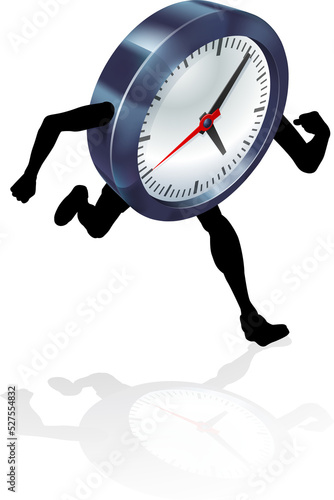 An illustration of a clock ...