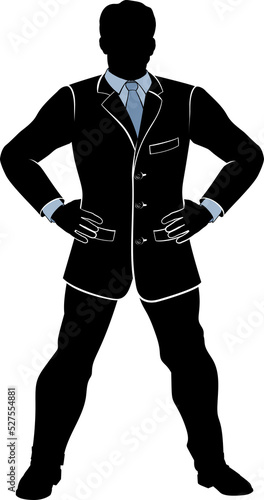 Confident Silhouette Busine...