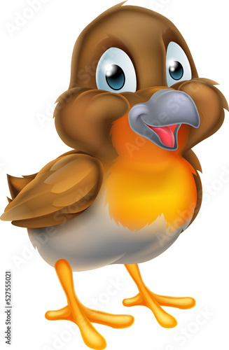 Cartoon Robin Bird