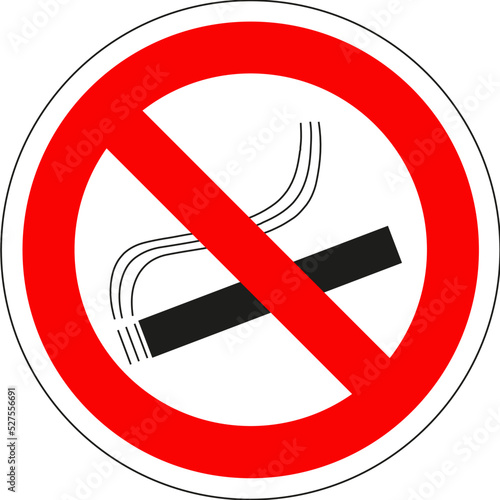 Panneau, Défense de fumer