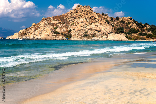 Mikri Vigla Beach. Naxos island. Cyclades Greece. Europe