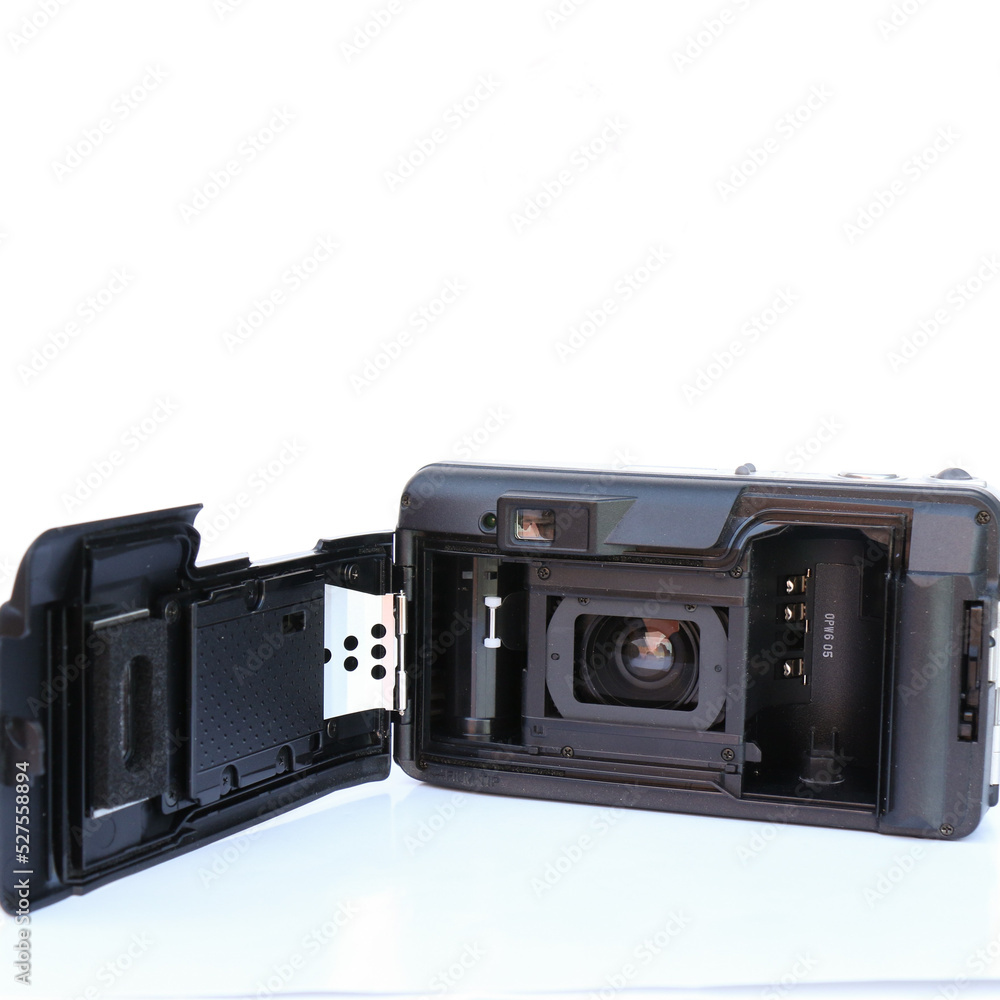 Beautiful vintage movie camera