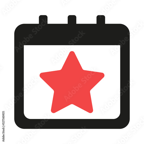 Bonus monthly, daily and weekly icon. Gift and Calendar, vector illustration