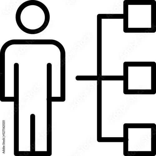 Team Hierarchy Vector Icon