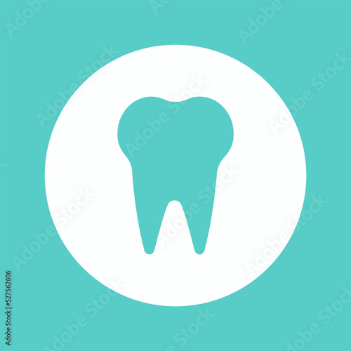 Dental logo Template vector illustration icon design tooth icon isolated on white  