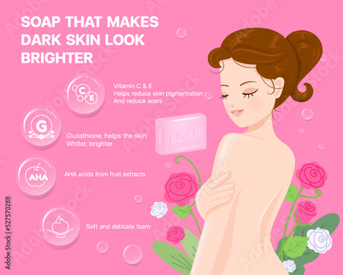 Soap that makes dark skin look brighter