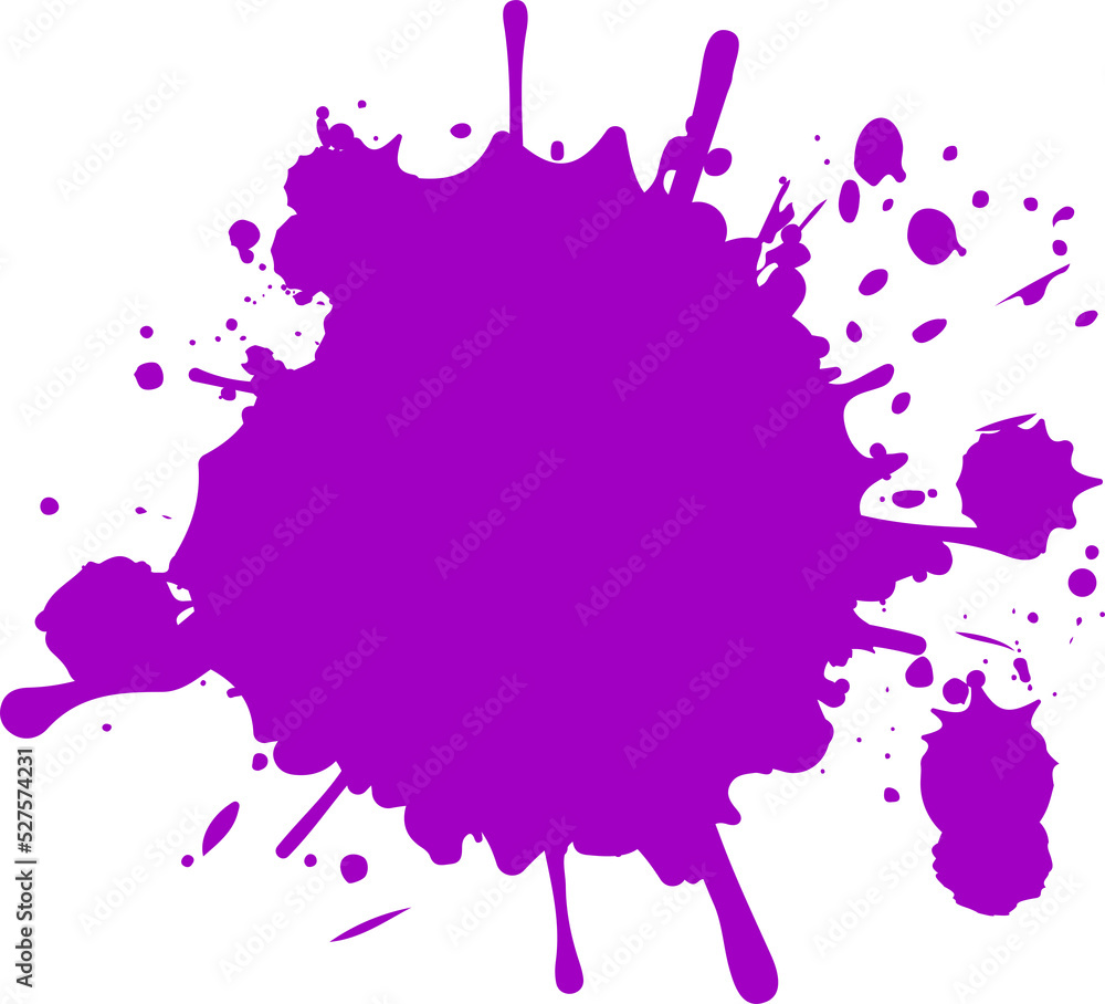 Fototapeta premium Ink drops and splashes drip splash