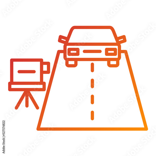 Speed Trap Icon Style