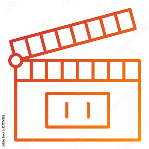 Clapperboard Icon Style