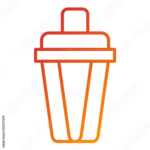 Cocktail Shaker Icon Style