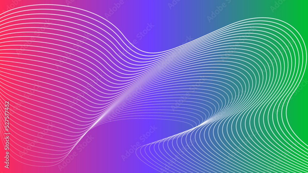 Abstract geometric wavy tech technology fluid twisted lines gradient background Abstract geometric wavy tech technology fluid twisted lines gradient background