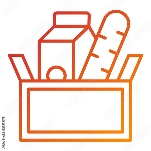 Food Donation Icon Style