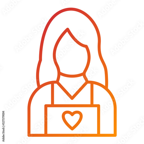 Child Caretaker Icon Style