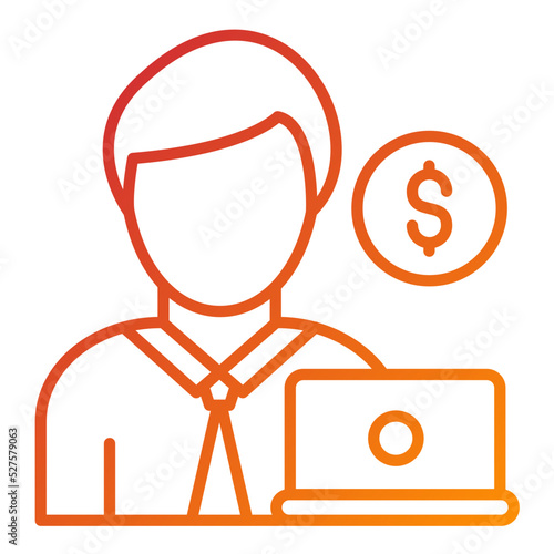 Freelancer Male Icon Style