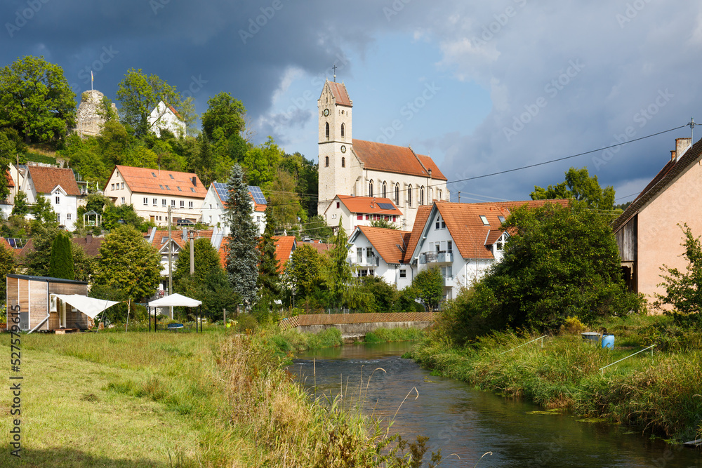 Veringenstadt an der Lauchert im Landkreis Sigmaringen (Hohenzollern)