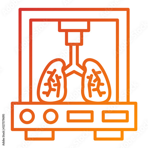 Bioprinting Icon Style