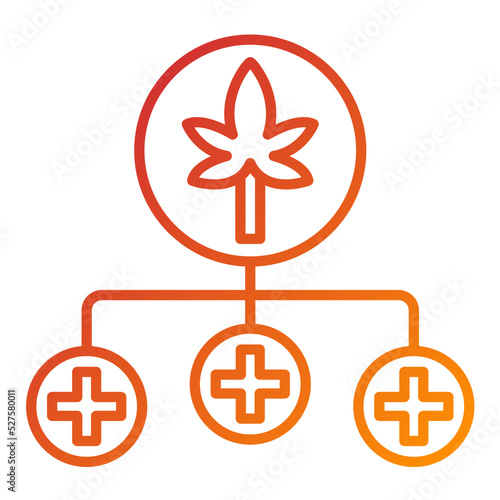 Cbd Benefits Icon Style