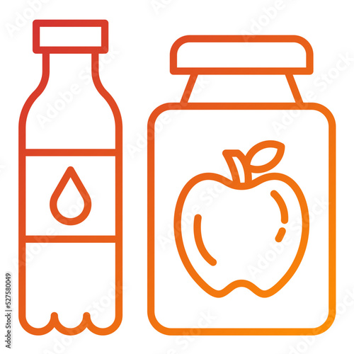 Functional Food Beverages Icon Style