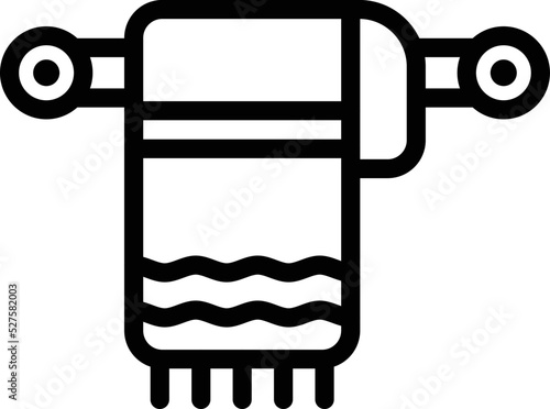 Towel Vector Icon Design Illustration