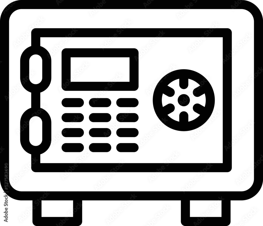 Safety box Vector Icon Design Illustration Safety box Vector Icon Design Illustration