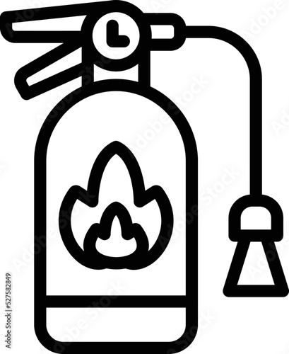 Fire extinguisher Vector Icon Design Illustration