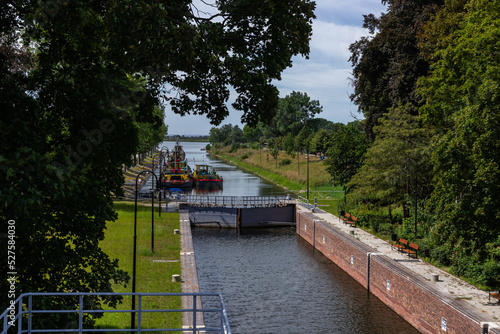 View of the old lock in Przegalina photo