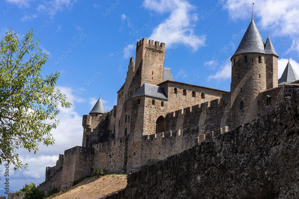 View of the Carcassonne castle