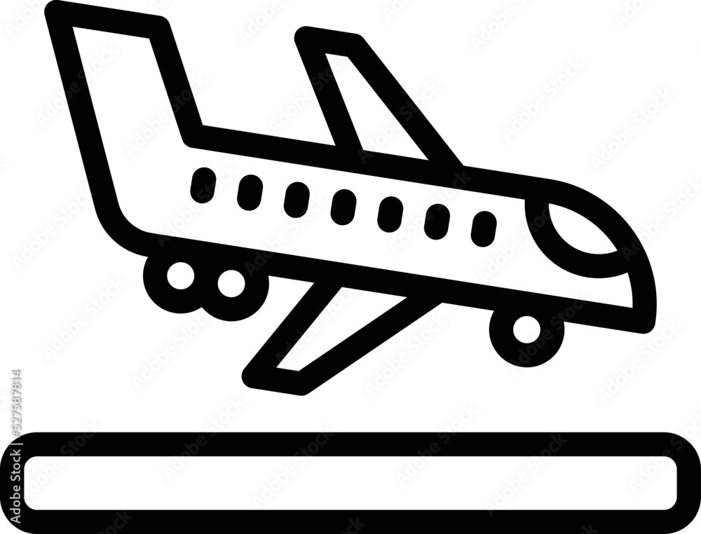 Landing Vector Icon Design Illustration Landing Vector Icon Design Illustration