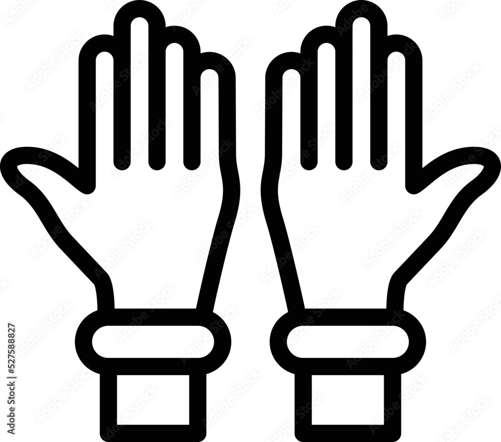 Plastic gloves Vector Icon Design Illustration Plastic gloves Vector Icon Design Illustration