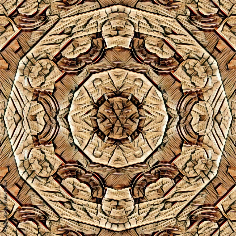 natural beige and brown stone and pebble pattern and design hexagonal kaleidoscopic style natural beige and brown stone and pebble pattern and design hexagonal kaleidoscopic style