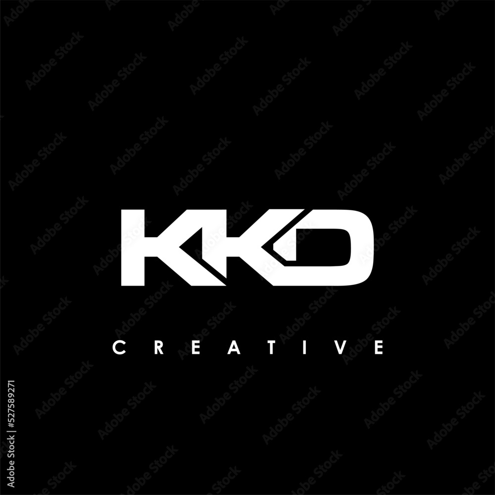 KKD Letter Initial Logo Design Template Vector Illustration
