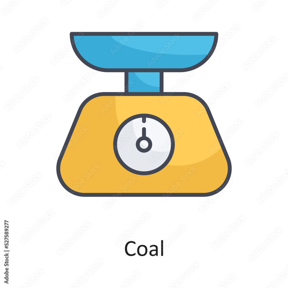 Coal Filled Outline Vector Icon Design illustration on White background. EPS 10 File Coal Filled Outline Vector Icon Design illustration on White background. EPS 10 File