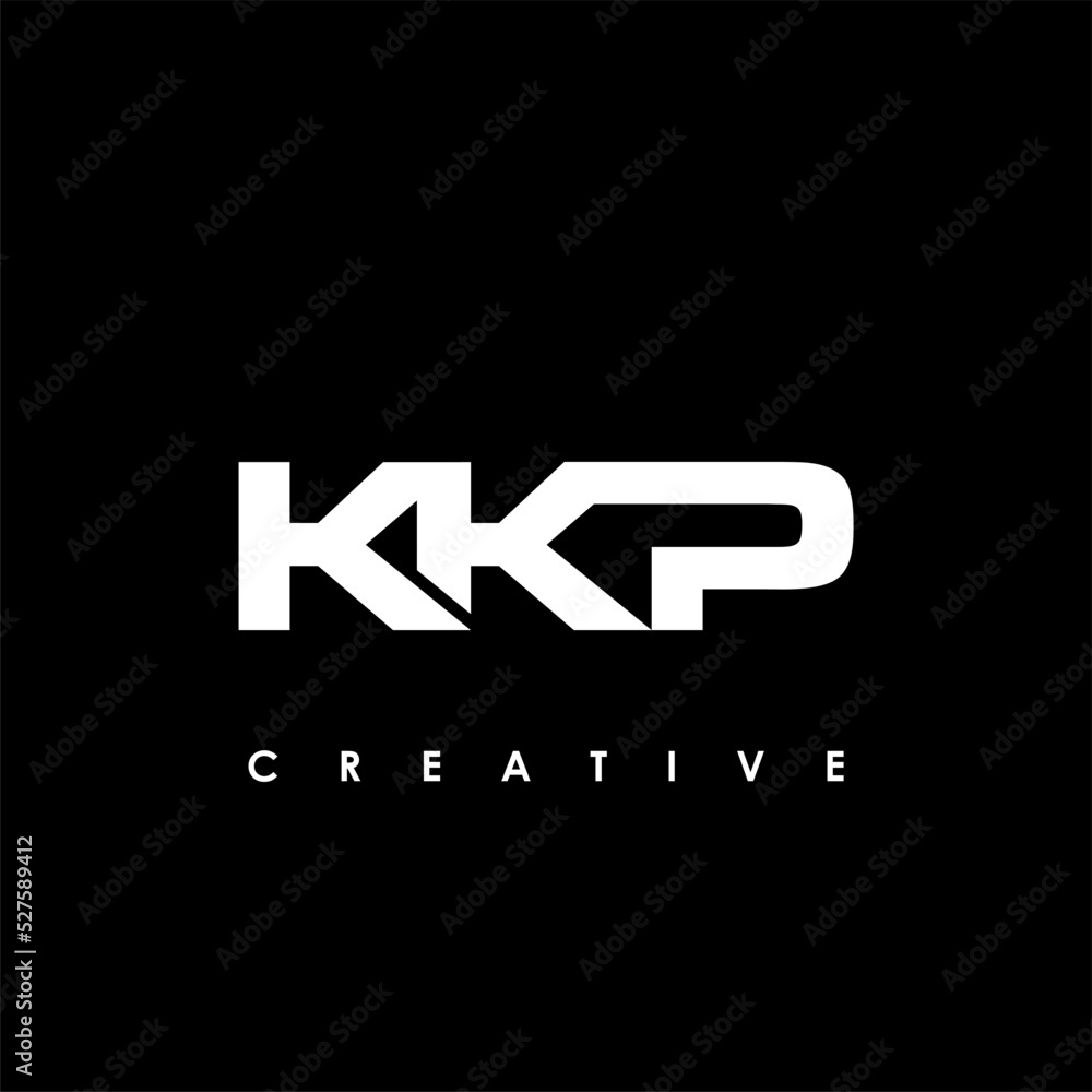 KKP Letter Initial Logo Design Template Vector Illustration