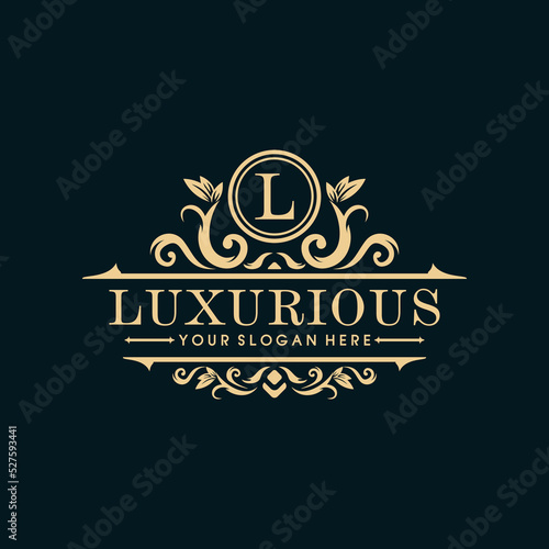 Modern luxurious logo template