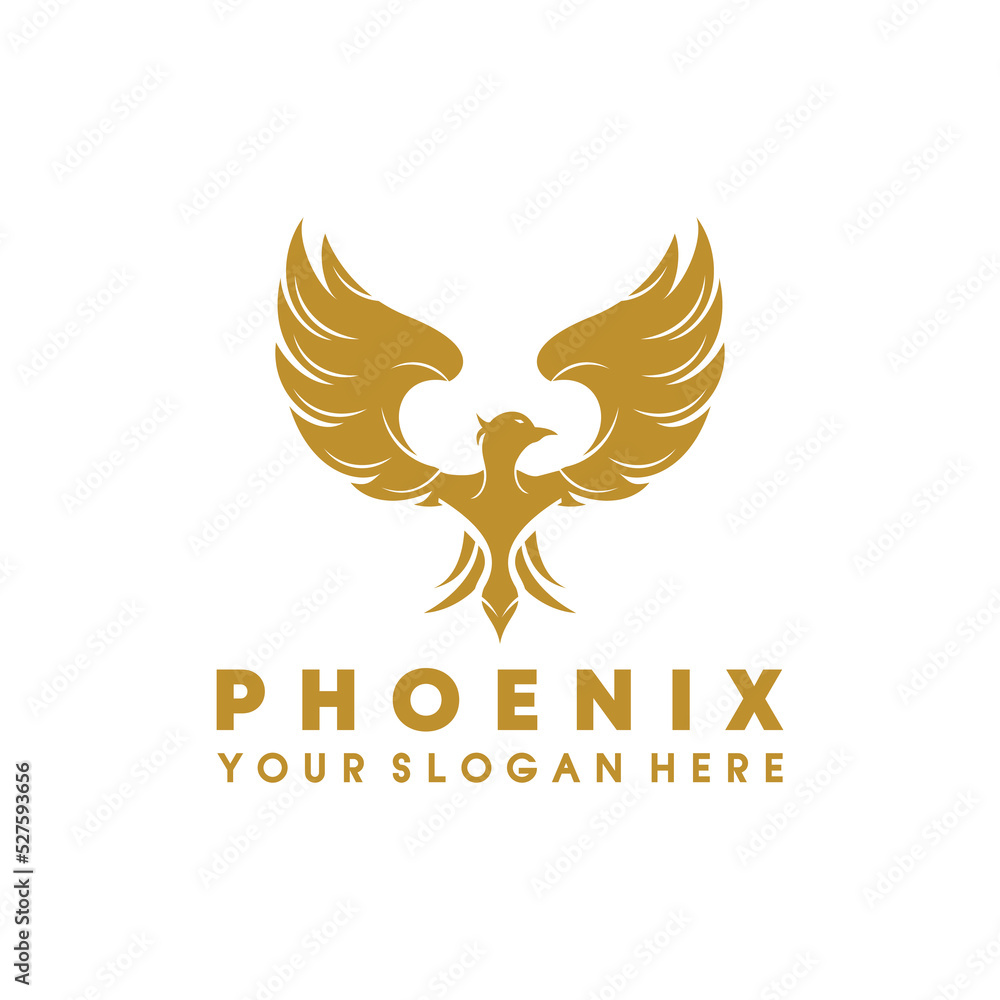Phoenix logo vector template