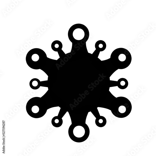Bacteria icon, virus icon, ncov icon, Coronavirus, Bacteria viruses elements