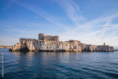 Chateau d'If, a fortress and former prison located on the Ile d'If, the smallest island in the Frioul archipelago offshore from Marseille photo