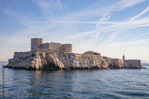 Chateau d'If, a fortress and former prison located on the Ile d'If, the smallest island in the Frioul archipelago offshore from Marseille photo