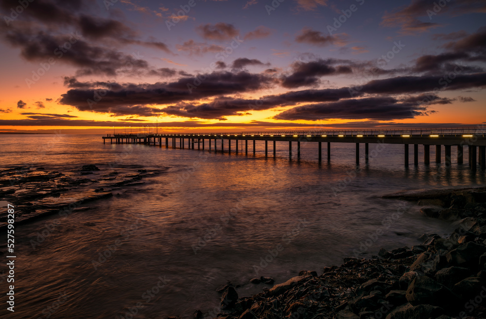 Lorne Pier at sunrise, Great Ocean Road