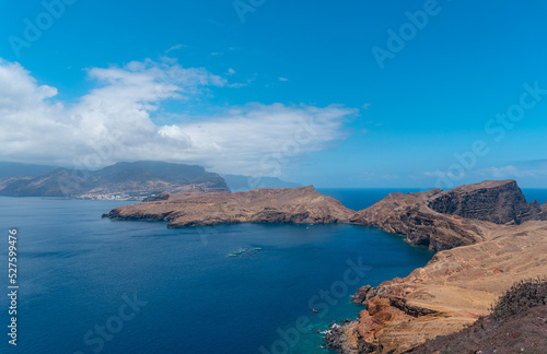 View of Ponta de Sao Lourenco from the end of the viewpoint, Madeira. Portugal