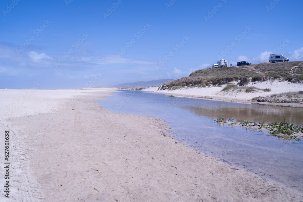 sea landscape in a beach of Galicia, Spain