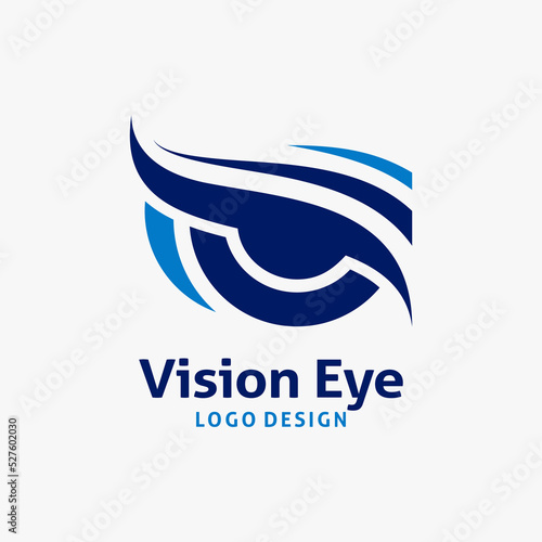 Vision eye logo design