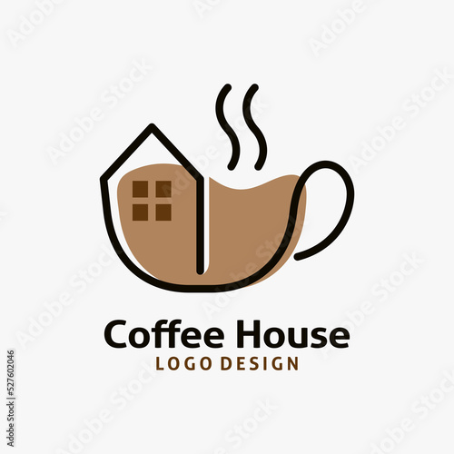 Coffee house logo design